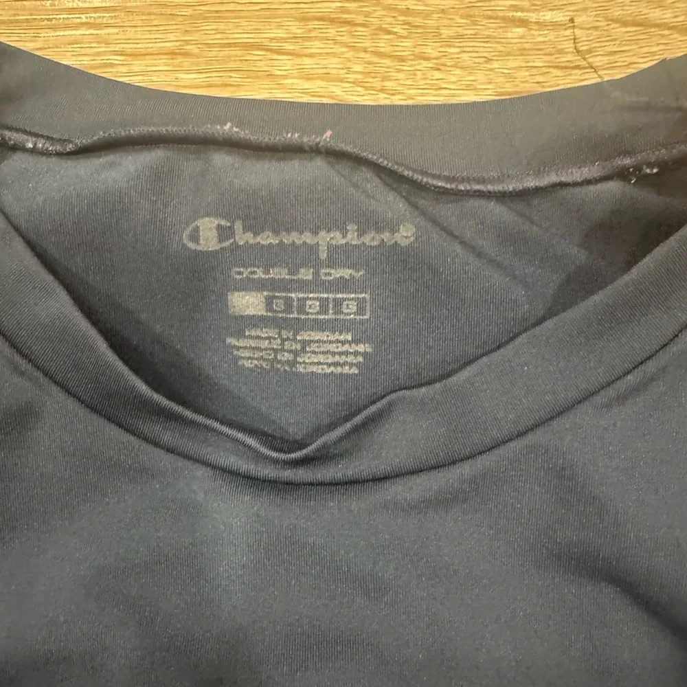 Champion Men's Dark Blue Short Sleeve Tee - Picture 4 of 4
